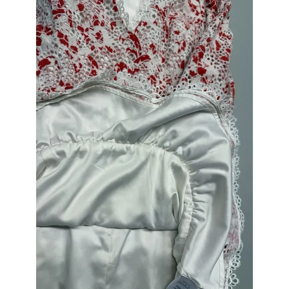 La Maison Talulah Dance & Romance Lacey Eyelet Mini Dress Cottagecore. Sz M